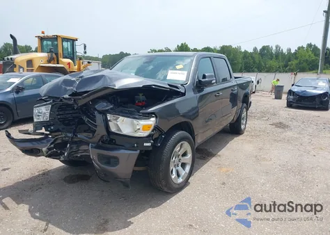 2022 Ram 1500 Big Horn 4X2 5'7 Box из США, поврежденный, VIN 1C6RREFT6NN346857